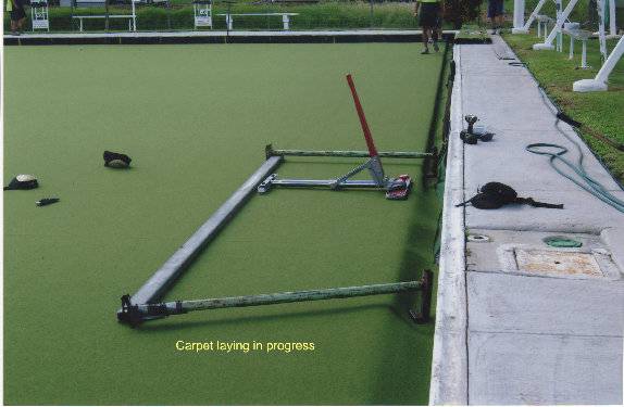 Carpet laying