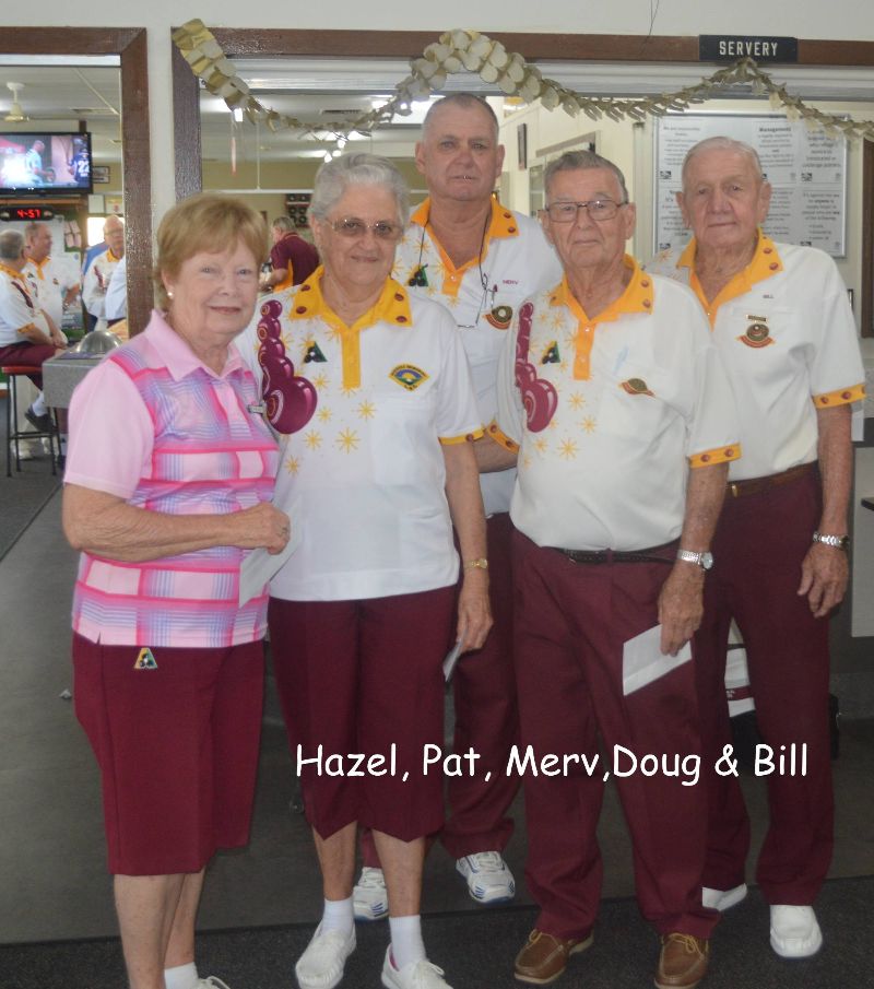 Hazel,Pat,merv,Doug & Bill